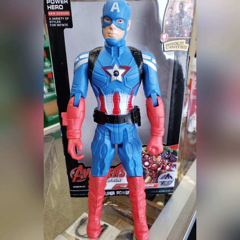 Captain America Style Action Figure - 10 Inch
